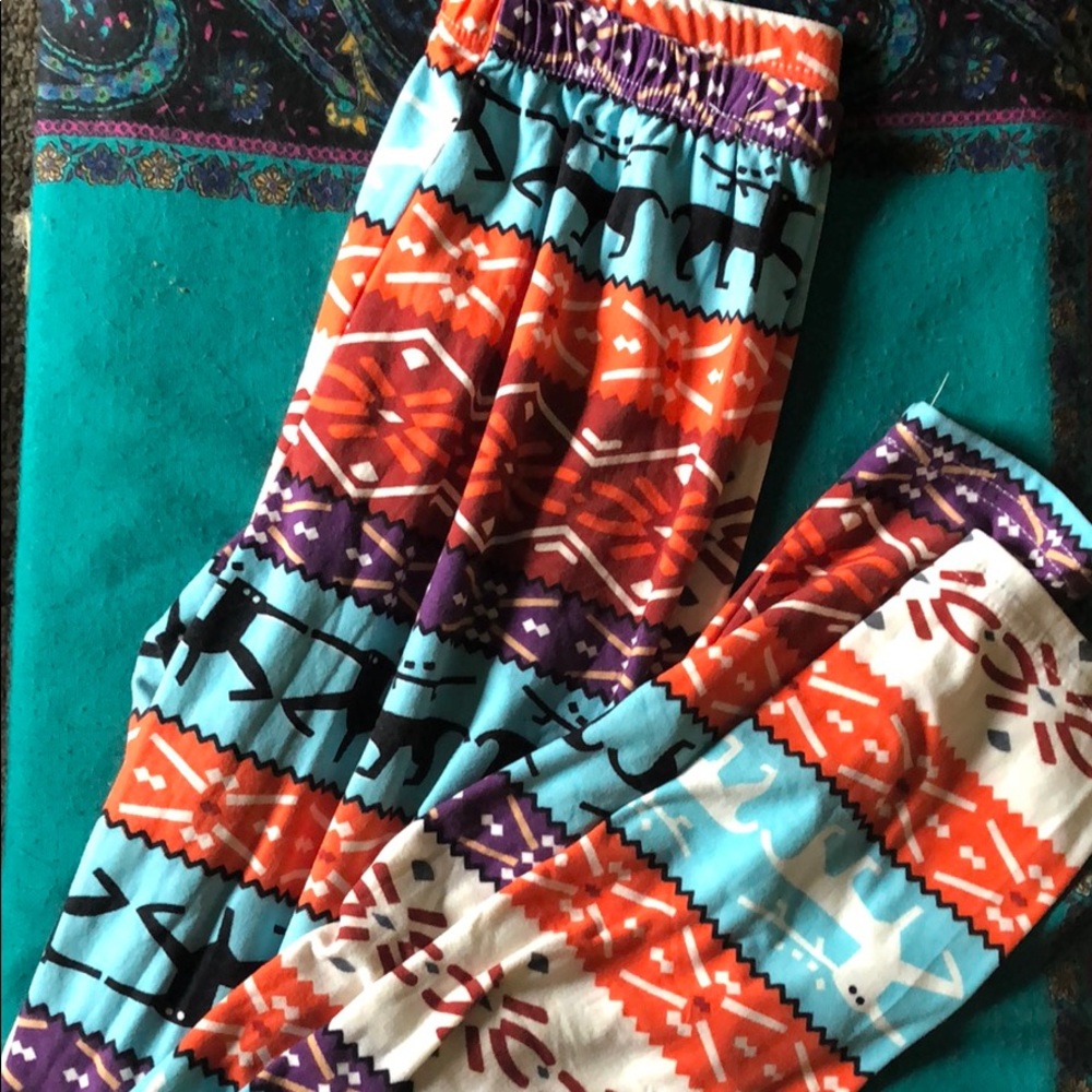 Winter design leggings